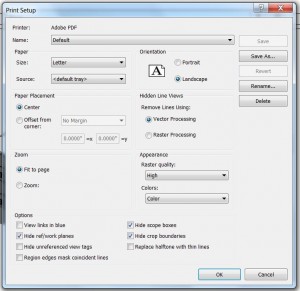 revit pdf printer driver